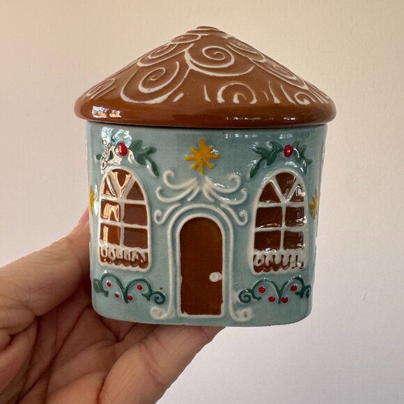 Ginger Ceramic Stoneware Sugar Bowl 3pc SET by Anthropologie NWT - Picture 3 of 10